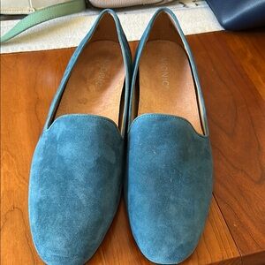 Vionic Women's Blue Suede Loafers